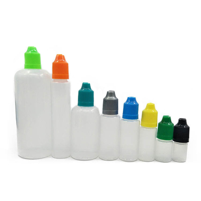 Bouteille de gouttelette en verre cristallin avec couleur noire et impression personnalisée