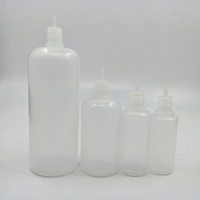 Bouteilles à goutte-à-goutte en verre noir transparentes de 10 ml à 120 ml avec bouchon à vis