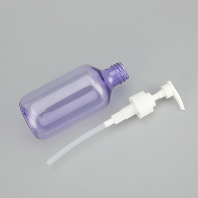 Fonction de distribution transparente 47 mm de diamètre Bouteille en PET en plastique transparent avec bouchon à vis