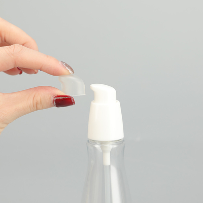 Bouteille de pompe en PET à sérigraphie avec capuchon de pompe pour un scellement durable et imperméable