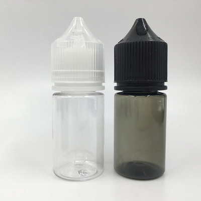 Bouteille de liquide 30 ml E en forme ronde à l' épreuve des enfants avec bouchon à vis