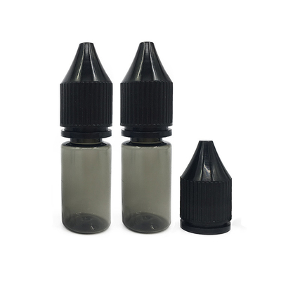 Bouteilles en plastique PET transparentes imprimées avec logo personnalisé pour E Liquid