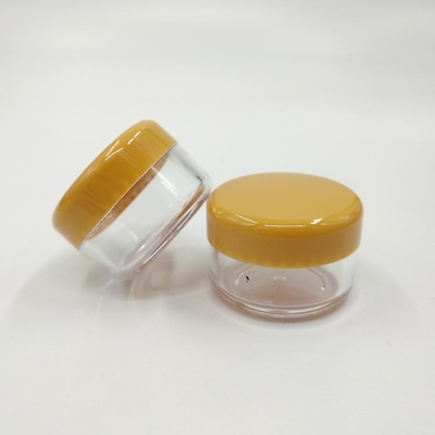 Un pot cosmétique en plastique à surface lisse 10 ml 15 ml 30 ml 60 ml 80 ml 100 ml 120 ml 150 ml avec un design transparent