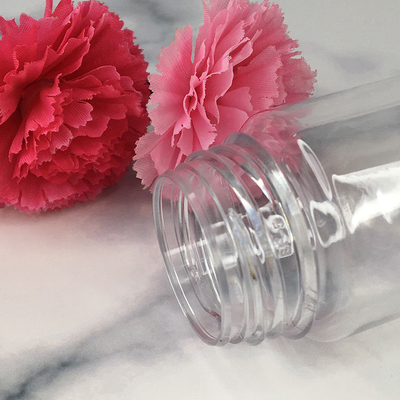 Bouteilles liquides PET E transparentes avec capuchons à vis personnalisables