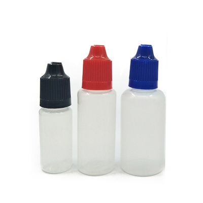 Bouteille de liquide de 18 mm taille E pour le cou 10 ml 15 ml 30 ml 60 ml 80 ml 100 ml Pour la cigarette électronique