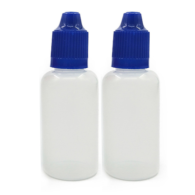 Bouteille transparente de liquide électronique avec logo personnalisé et emballage de liquide électronique