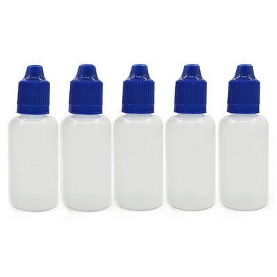 Bouteille de liquide de 18 mm taille E pour le cou 10 ml 15 ml 30 ml 60 ml 80 ml 100 ml Pour la cigarette électronique