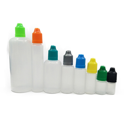 Bouteille de liquide de 18 mm taille E pour le cou 10 ml 15 ml 30 ml 60 ml 80 ml 100 ml Pour la cigarette électronique