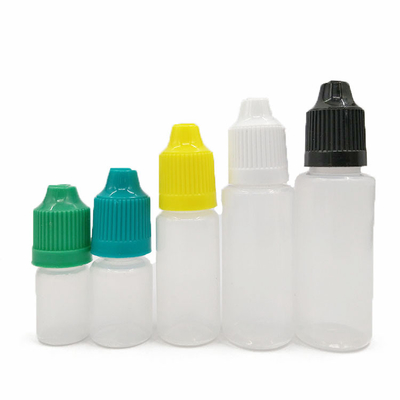 Bouteille de liquide de type E à col pour enfants avec logo personnalisé et conception anti-fuite en 10 ml 15 ml 30 ml 60 ml 80 ml 100 ml Capacité