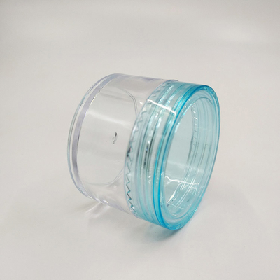 Contenant cosmétique en plastique à surface lisse personnalisé pour les cosmétiques de luxe