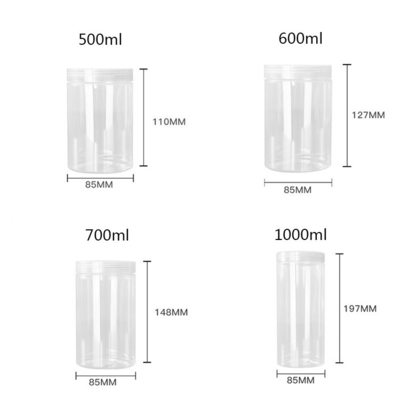 Récipient de stockage de beauté personnalisé pour différentes capacités 10 ml 15 ml 30 ml 60 ml 80 ml 100 ml 120 ml 150 ml