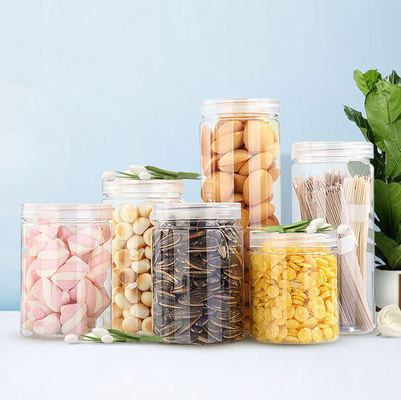 Des pots en plastique de design moderne avec un couvercle à vis facile à ouvrir et un couvercle en aluminium 10ml 15ml 30ml 60ml 80ml 100ml 120ml 150ml
