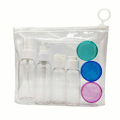 Bouteille liquide transparente avec logo / nom imprimé sur écran