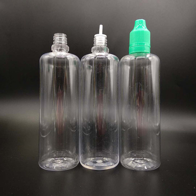 Bouteille de liquide E transparente pour liquide E à l' épreuve des enfants