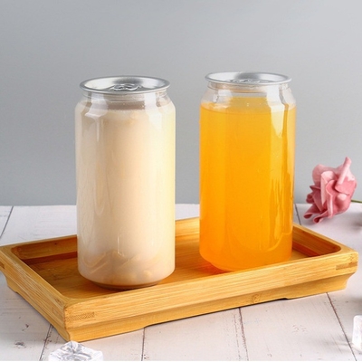 Bouteilles de thé au lait en plastique étanches aux fuites avec poignées