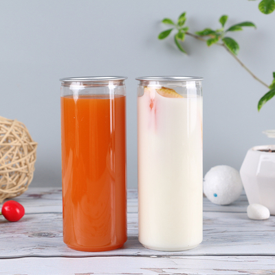 Bouteilles de thé au lait en plastique étanches aux fuites avec poignées