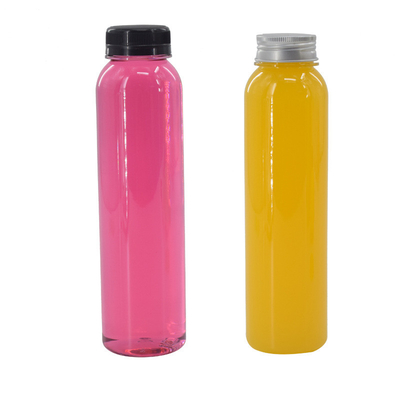 Bouteilles de thé à bulles en plastique de 350 ml à l'épreuve des fuites avec vis sur le couvercle