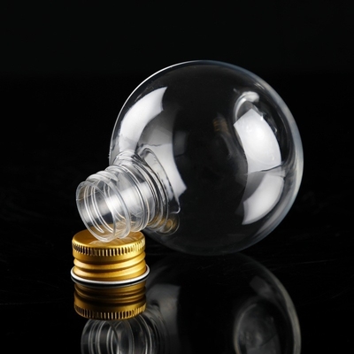 Bouteilles en plastique cristallin avec un design moderne et rond