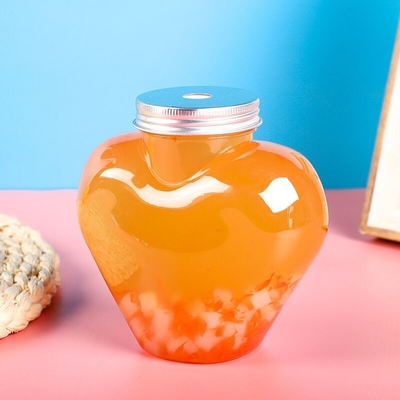 Des bouteilles modernes de thé au lait à l'épreuve des fuites en couleurs claires et personnalisées