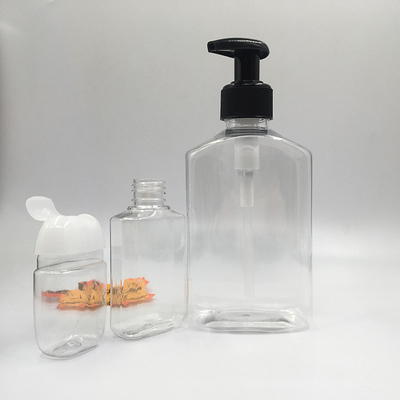 Bouteille de pompe en PET de calibre 24 mm pour sélectionner la soie et imprimer des cosmétiques professionnels