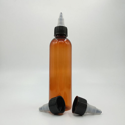 Couvercles filetés Bouteilles en plastique à vis transparentes résistantes aux produits chimiques pour un stockage sûr