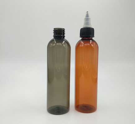 Couvercles filetés Bouteilles en plastique à vis transparentes résistantes aux produits chimiques pour un stockage sûr