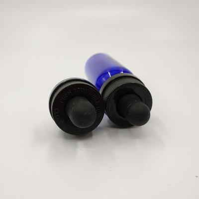 Bouteilles à goutte-à-goutte de 10 ml à bouchon Noir transparent Personnaliser