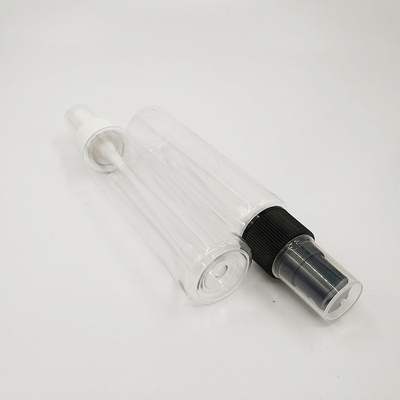 Bouteille à pulvérisation en plastique en PET lisse 10 ml 15 ml 30 ml 50 ml 60 m 70 ml 100 ml 200 ml 500 ml Transparent