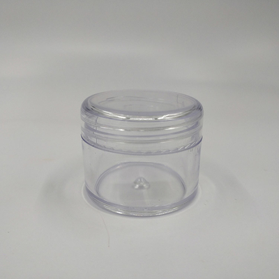 Contenant cosmétique en plastique pour l'impression d'étiquettes à surface lisse
