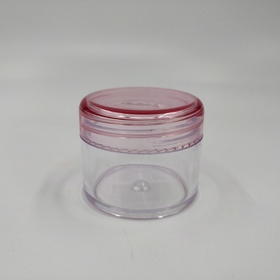 Contenant cosmétique en plastique pour l'impression d'étiquettes à surface lisse