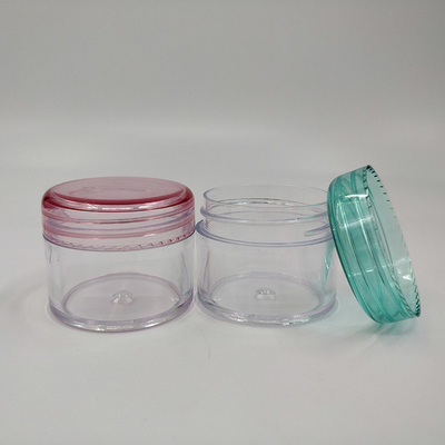 Contenant cosmétique en plastique pour l'impression d'étiquettes à surface lisse