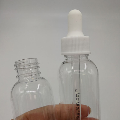 Bouteilles gouttelettes en verre plastique Capacité 10ml 15ml 20ml 30ml 40ml 50ml 60ml 70ml 100ml 120ml Impression 5000 pièces