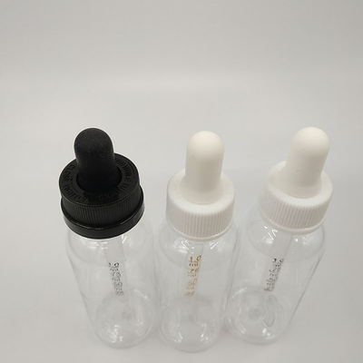 Bouteilles gouttelettes en verre plastique Capacité 10ml 15ml 20ml 30ml 40ml 50ml 60ml 70ml 100ml 120ml Impression 5000 pièces