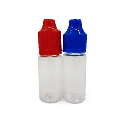 Bouteille liquide PET E transparente et étanche aux enfants avec capuchon à vis pour une distribution précise