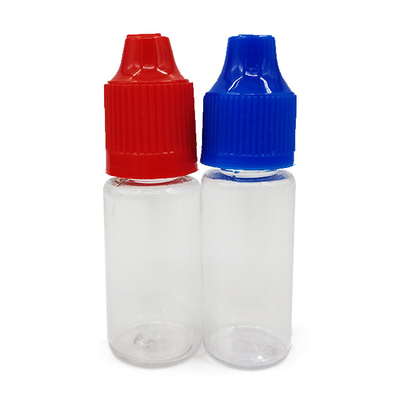 Bouteille liquide PET E transparente et étanche aux enfants avec capuchon à vis pour une distribution précise