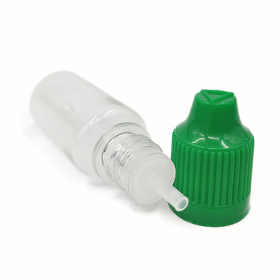 Bouteille liquide PET E transparente et étanche aux enfants avec capuchon à vis pour une distribution précise