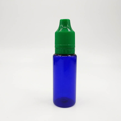Logo personnalisable imprimé PET E Bouteille liquide / Bouteille gouttelette liquide avec bouchon à vis