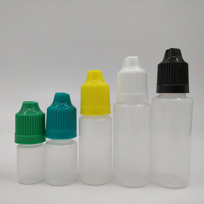 Bouteilles liquides en PET rondes à l' épreuve des enfants sur mesure avec logo imprimé