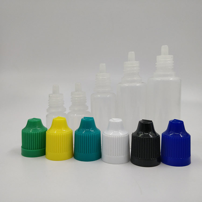 Bouteilles liquides en PET rondes à l' épreuve des enfants sur mesure avec logo imprimé