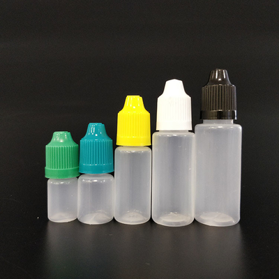 Bouteilles liquides en PET rondes à l' épreuve des enfants sur mesure avec logo imprimé