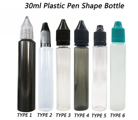 Bouteille de liquide de 18 mm de taille du cou pour liquide de 10 ml