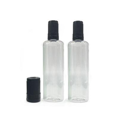 Bouteille de liquide ronde E avec sérigraphie professionnel emballage durable de jus de vape