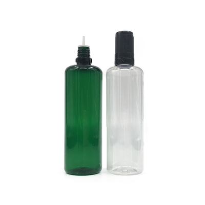 Bouteille de liquide ronde E avec sérigraphie professionnel emballage durable de jus de vape