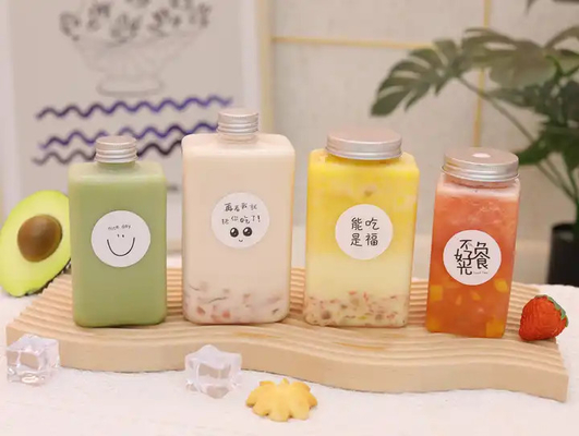 Bouteilles de thé au lait à haute capacité, conception moderne, étanche 120 ml 250 ml 350 ml 500 ml 1000 ml