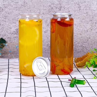 Bouteilles de jus de soude en plastique moderne avec étiquette personnalisée Capacité 120ml 250ml 350ml 500ml 1000ml