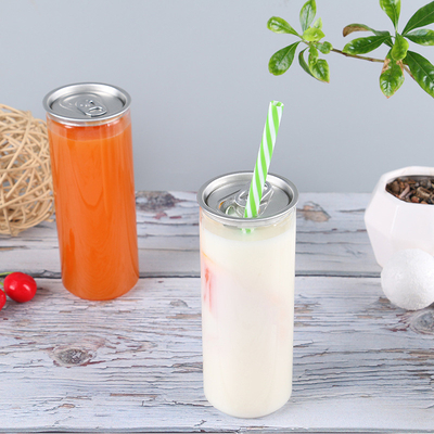 Bouteilles de jus de soude en plastique moderne avec étiquette personnalisée Capacité 120ml 250ml 350ml 500ml 1000ml