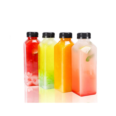 Bouteilles de jus en couleurs personnalisées avec des matériaux biodégradables et différentes capacités 120ml 250ml 350ml 500ml