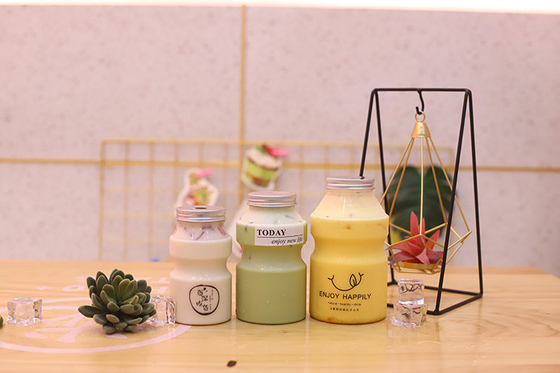 Isolement Bouteilles de thé au lait de taille moyenne de 120 ml 250 ml 350 ml 500 ml 1000 ml Capacité