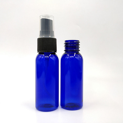 Surface lisse Famille PET Bouteille de pulvérisation en plastique Capacité 10ml 15ml 30ml 50ml 60m 70ml 100ml 200ml 500ml Ronde