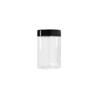 Fermeture de boîtes cosmétiques en plastique de 100 ml avec joint sensible à la pression et impression personnalisée